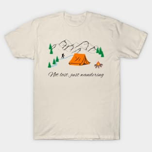 Not lost, just wandering T-Shirt